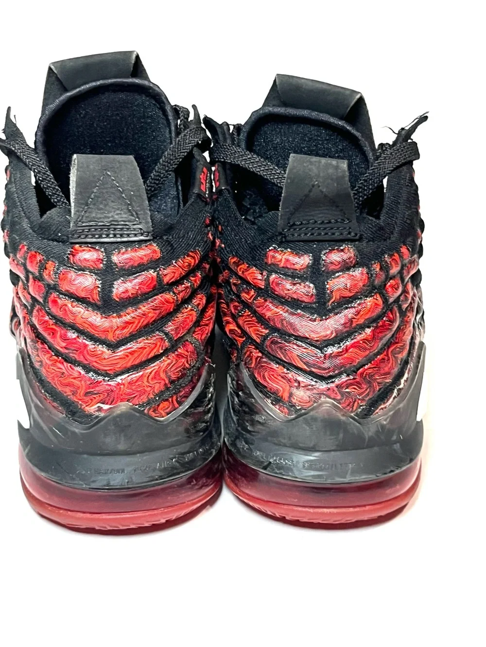 Nike Kids Black and Red LeBron Sneakers